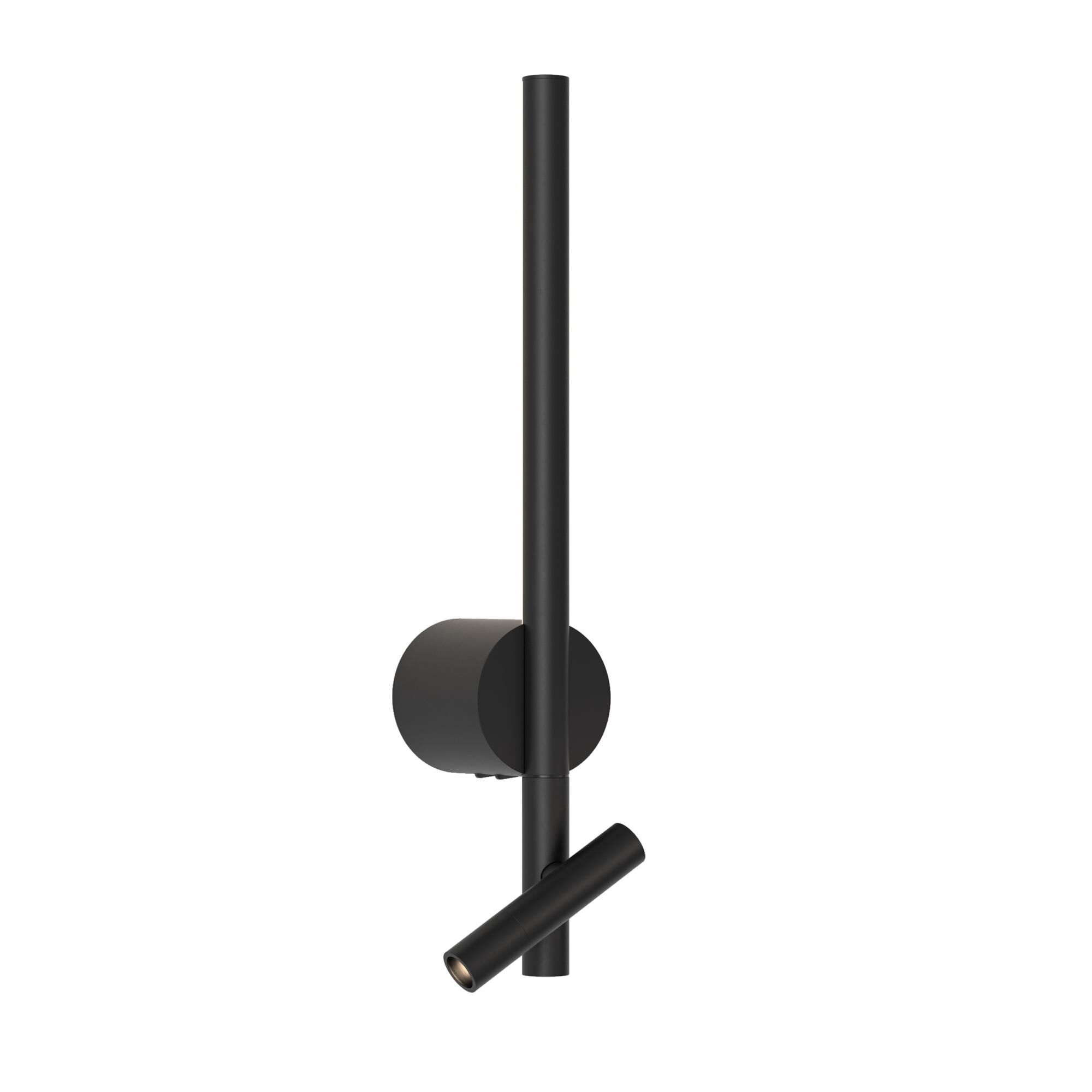 Baton V&auml;gglampa Matt Svart