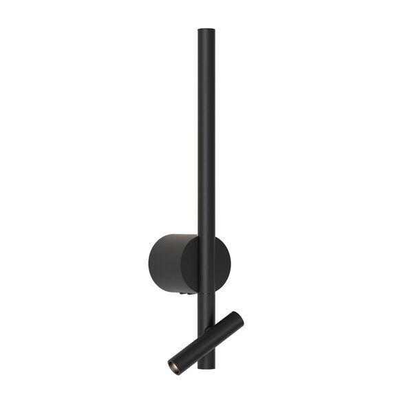 Baton Vägglampa Matt Svart