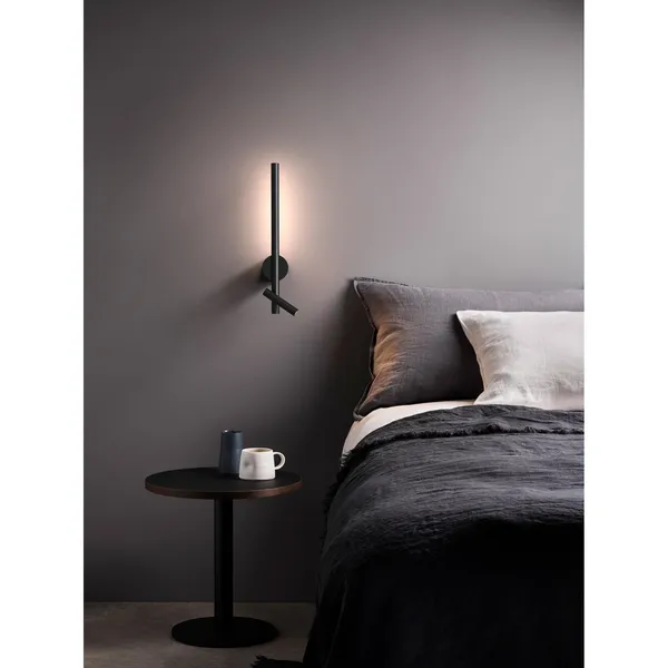 Baton Wall Lamp Matt Nickel