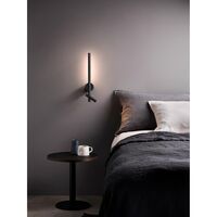 Baton Wall Lamp Matt Nickel