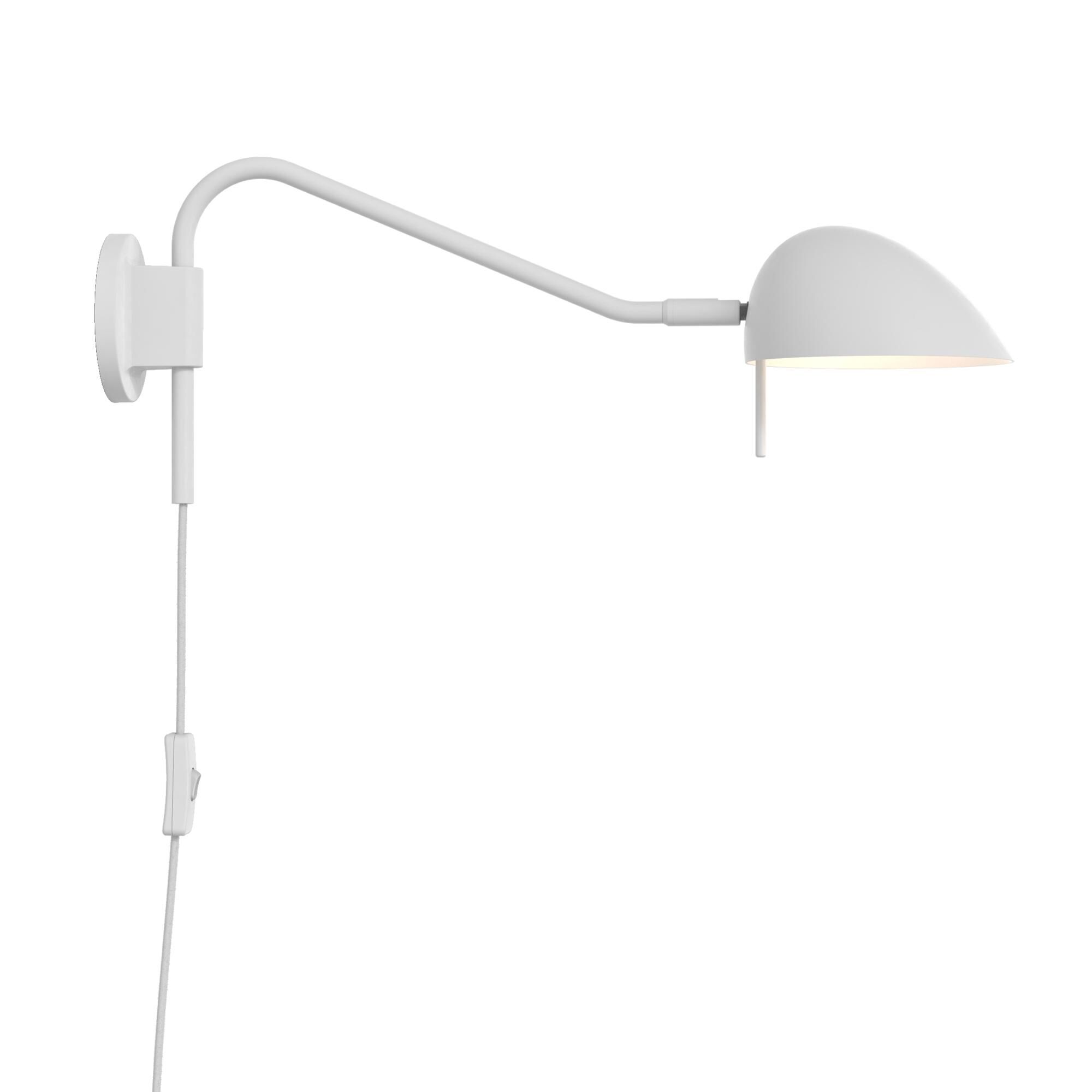 Serge V&auml;gglampa Matt Vit