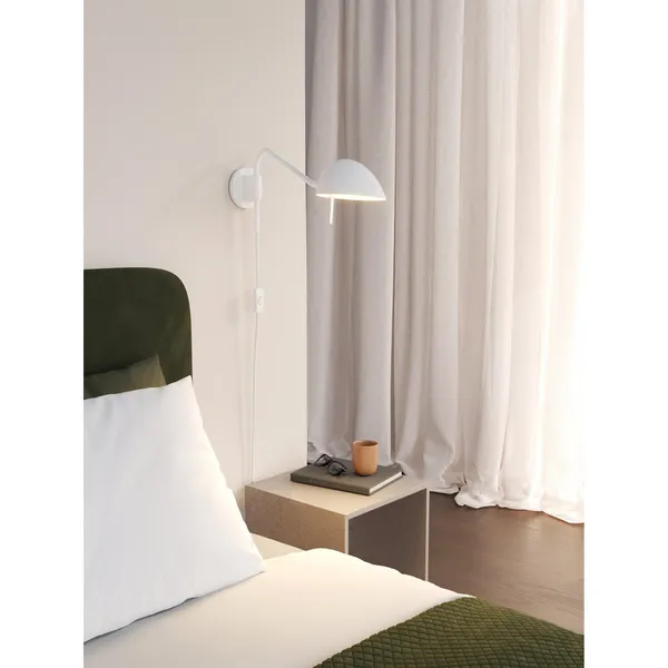 Serge Wandlamp Mat Wit