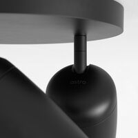 Koto Triple Round Loftlampe Mat Sort