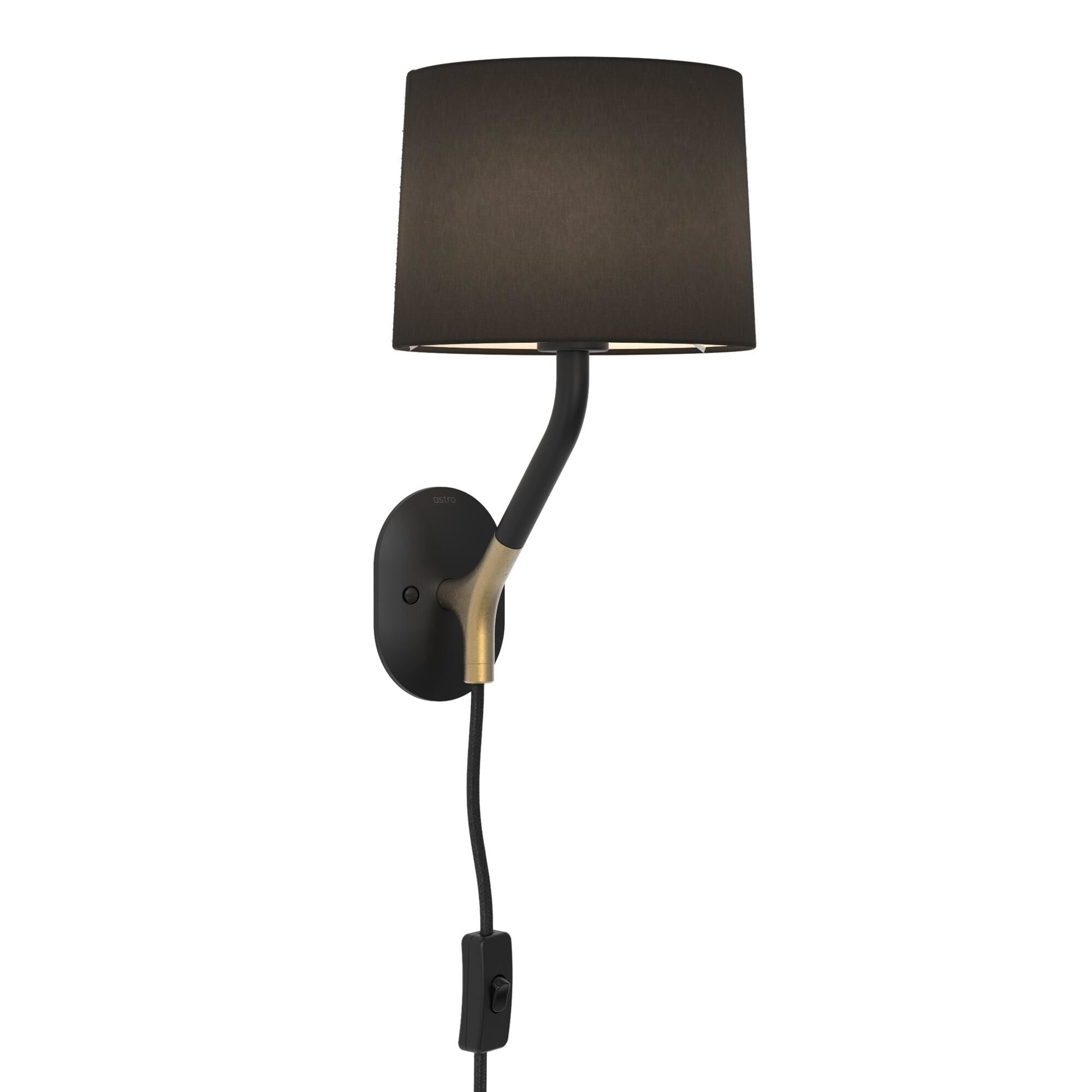 Arbor V&auml;gglampa Matt Svart
