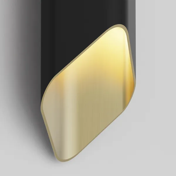 Applique Ako 420 Phase Opaco Nero/ Oro
