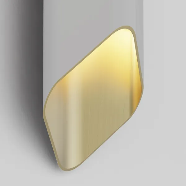 Ako 420 Phase Wandlamp Mat Wit/Goud