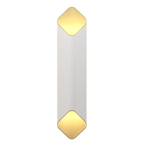 Ako 600 Wandlampe Matt Weiß/Gold