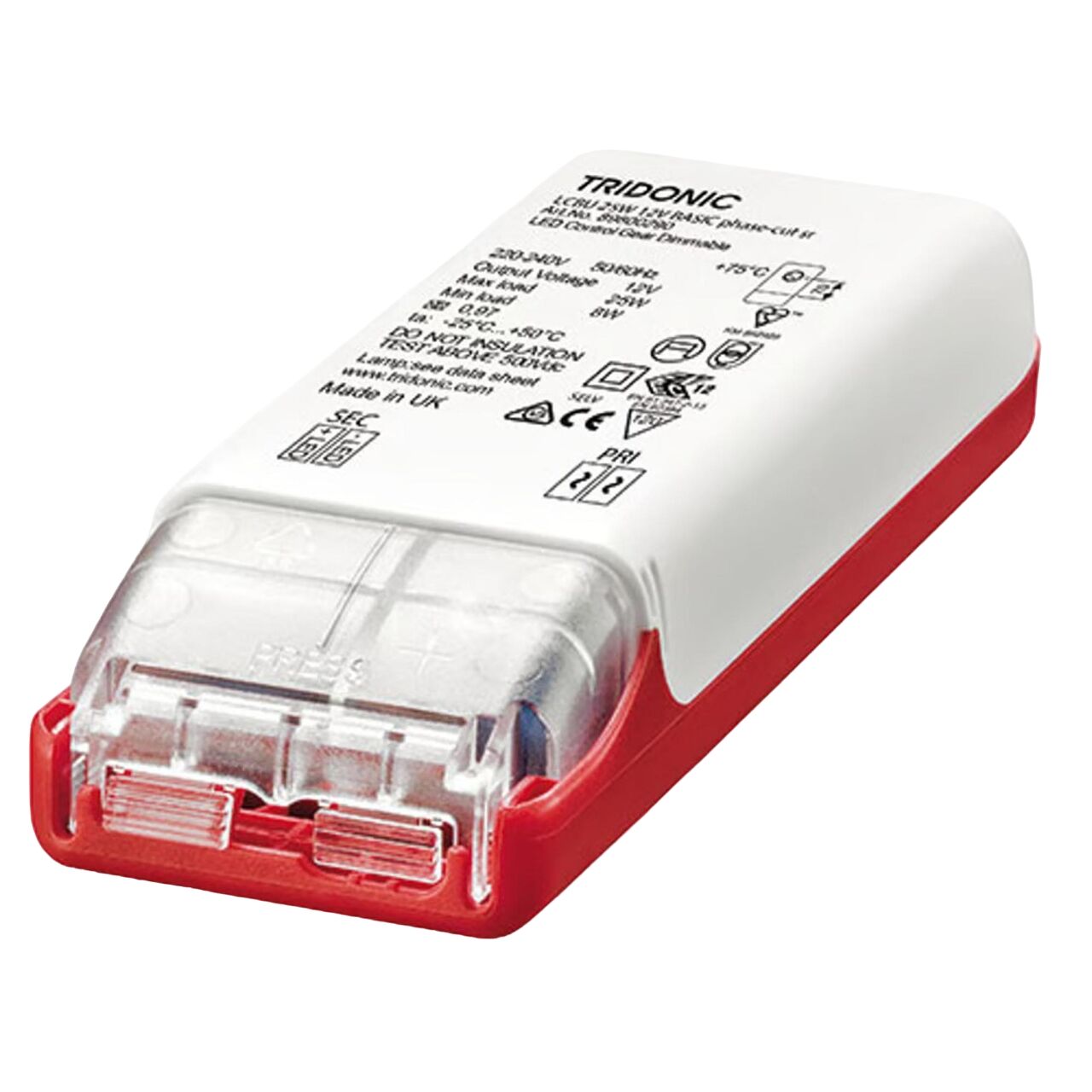 Alimentation LED CV 12V 10W à Intensité Variable, Blanc