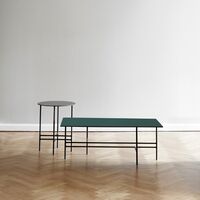Bent Hansen Metro M108x55 Coffee Table Dark Gray/ 4174 Conifer