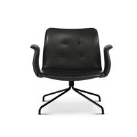 Poltrona Bent Hansen Primum con Braccioli Nero/ Nero