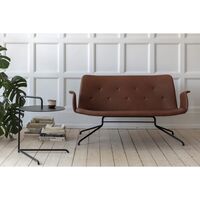 Divano Bent Hansen Primum con Braccioli Nero/ Cognac
