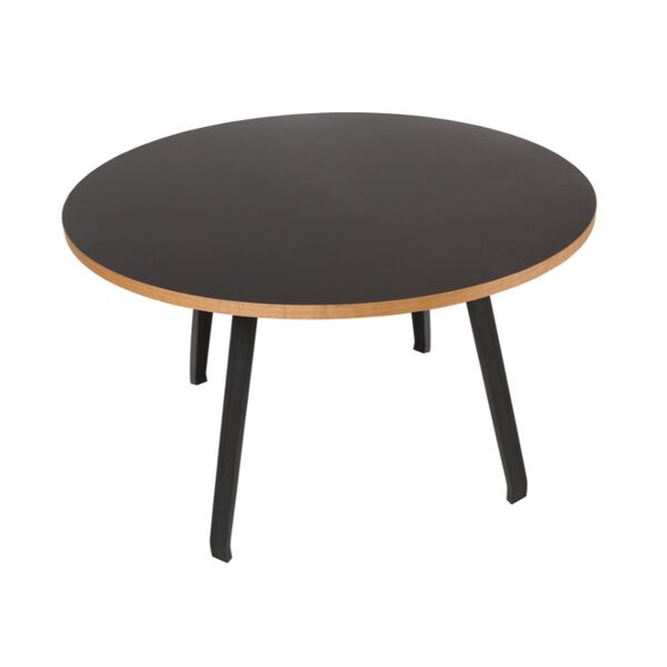 Bent Hansen Primum Table à Manger Ø140 Noir/Hêtre Laqué
