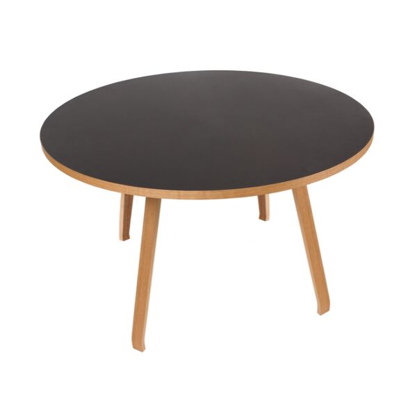 Bent Hansen Primum Table à Manger Ø140 Noir/Chêne Laqué