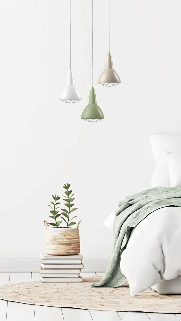 Grid Pendant Sunrise Gul