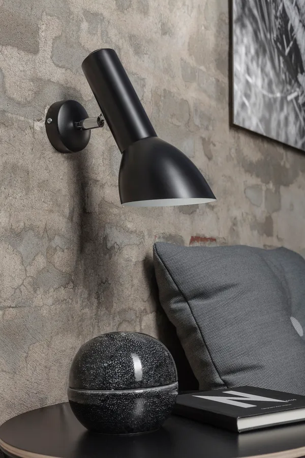 Oblique Wall Lamp Brick Red