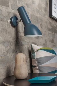 Oblique Wall Lamp Brick Red