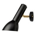 Wandlampe Schwarz/ Messing