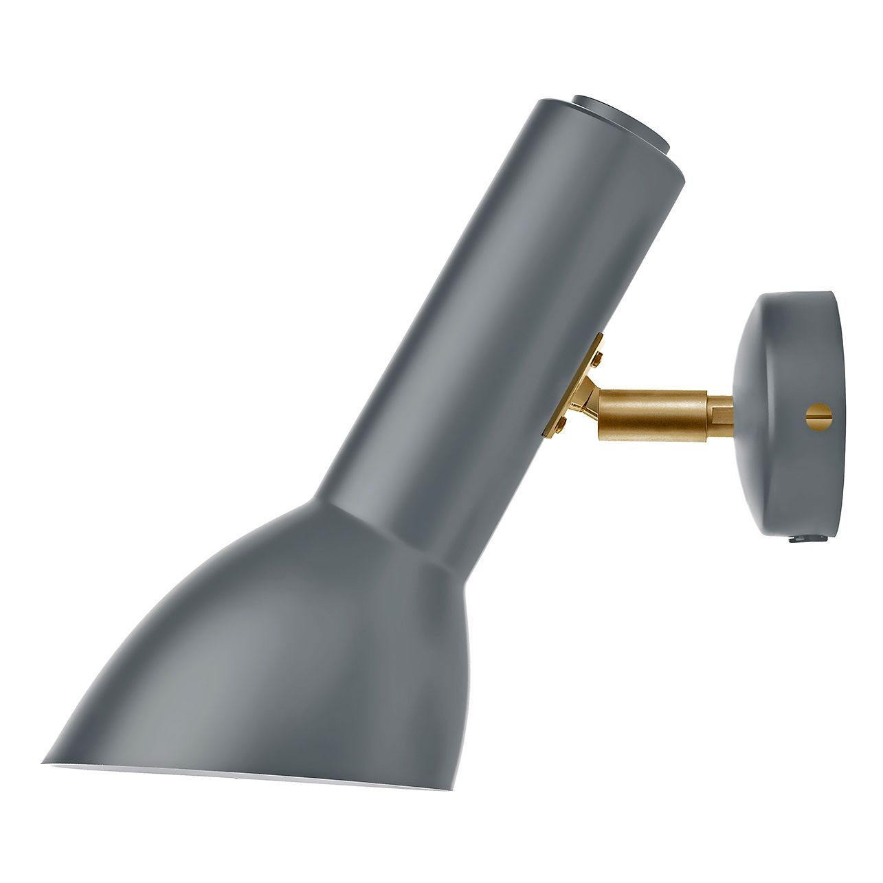 Oblique V&auml;gglampa gr&aring;/ M&auml;ssing