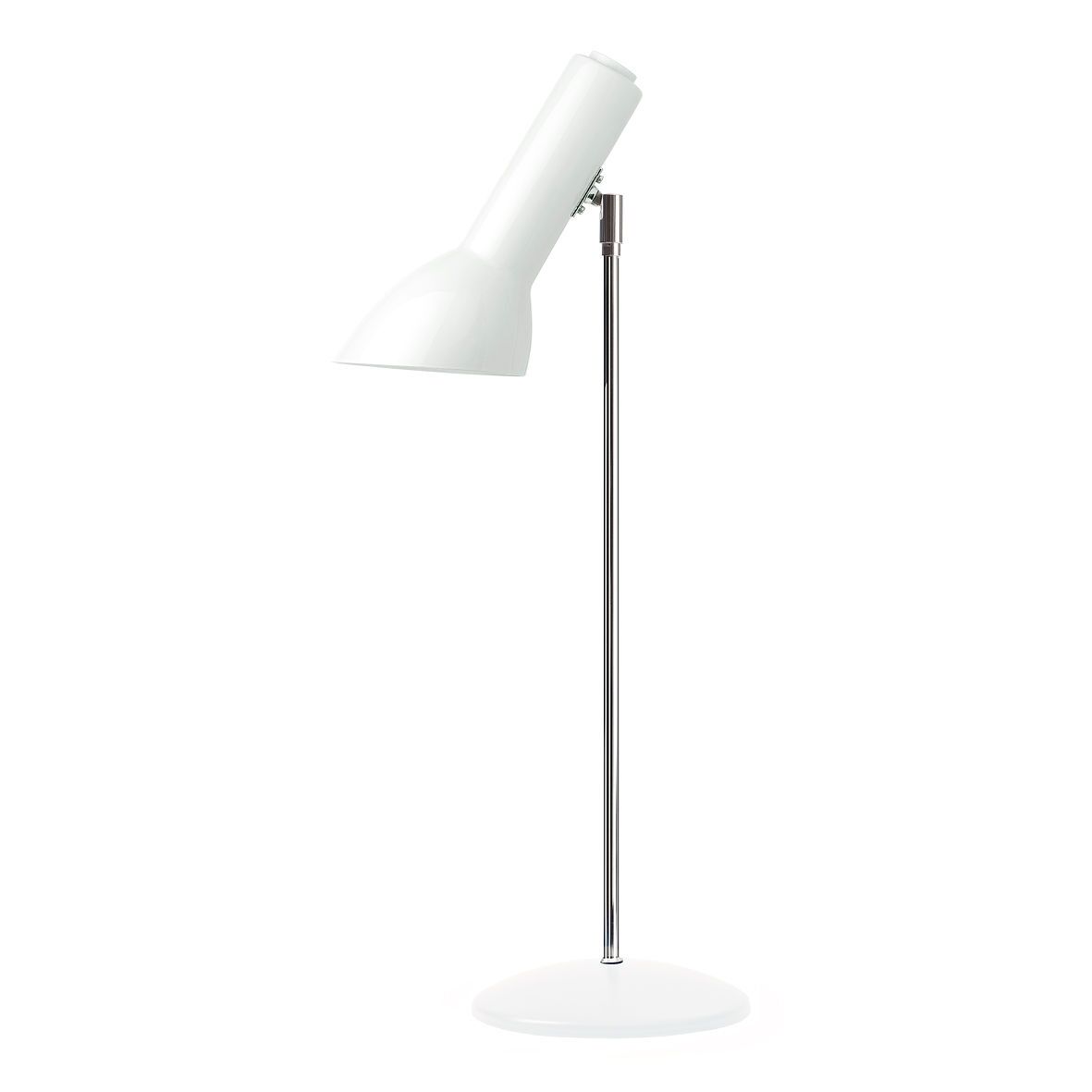 Oblique Bordslampa Vit Blank