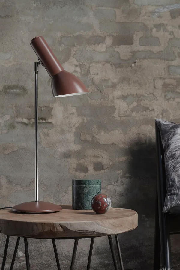 Oblique Table Lamp Black Blank