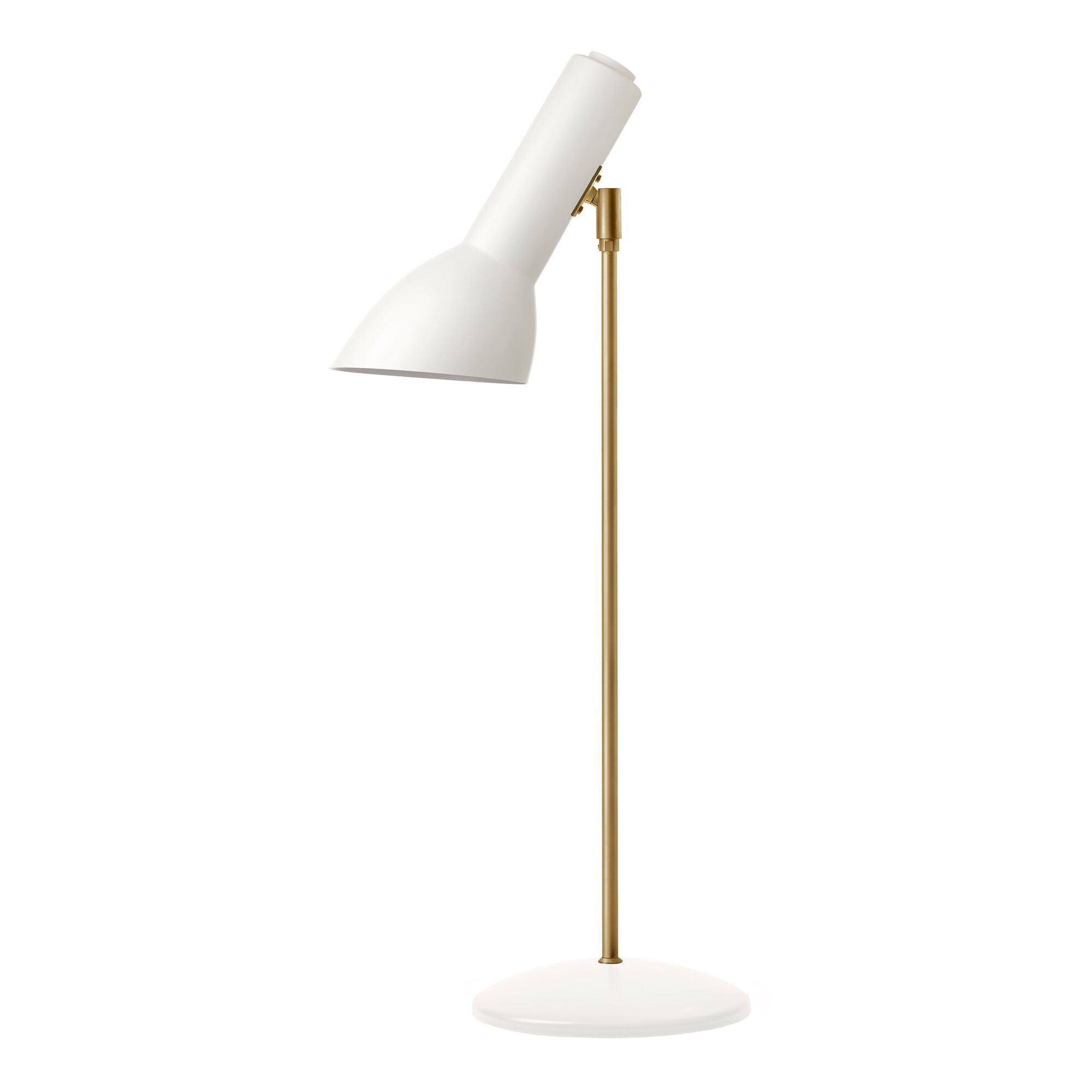 Oblique Bordslampa Vit/ M&auml;ssing