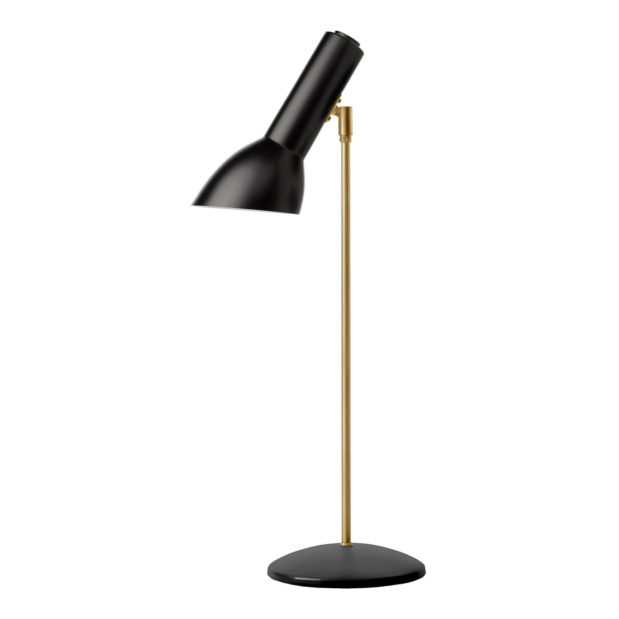 Oblique Bordslampa Svart/ M&auml;ssing