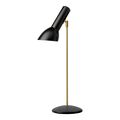 Oblique Bordlampe Sort/Messing