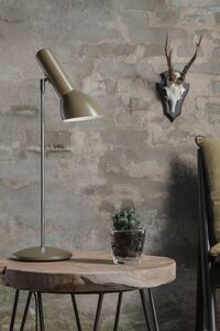 Oblique Table Lamp Flint Gray
