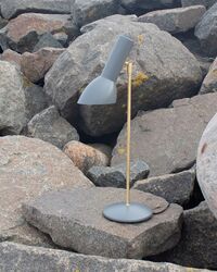 Oblique Table Lamp Olive Green