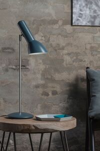 Oblique Table Lamp Brick Red