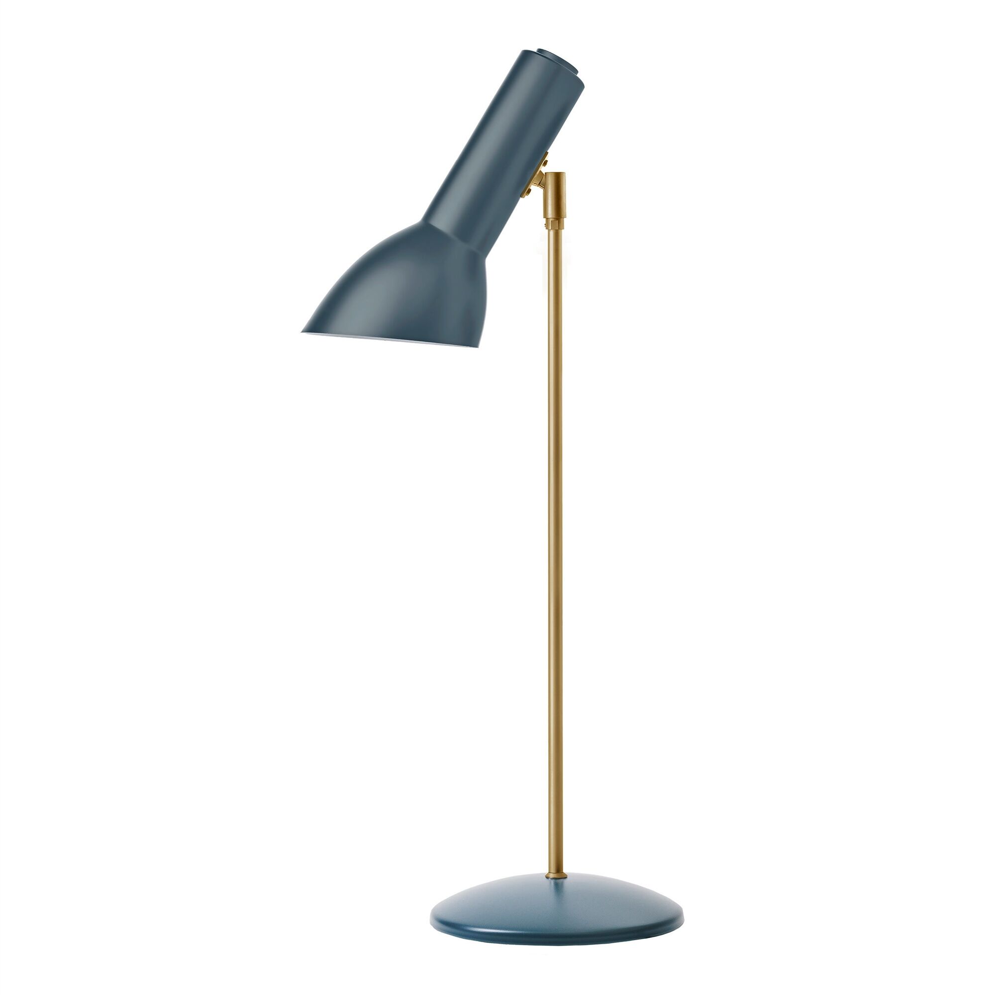 Oblique Bordslampa Petroleumbl&aring;/M&auml;ssing
