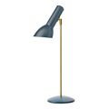 Tischlampe Petrolblau/Messing