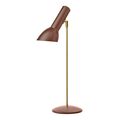 Oblique Table Lamp Brick Red/Brass