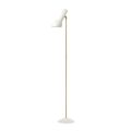 Oblique Floor Lamp White/ Brass