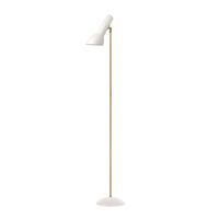 Oblique Floor Lamp White/ Brass