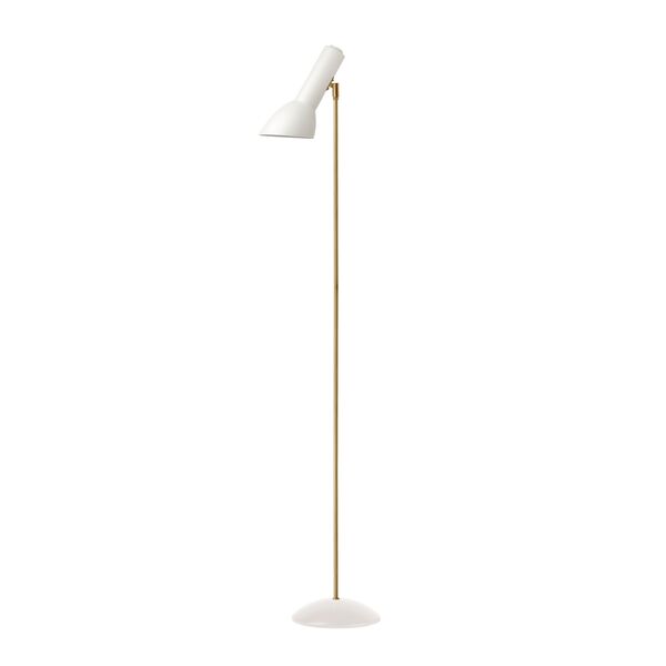 Stehlampe Weiß/ Messing