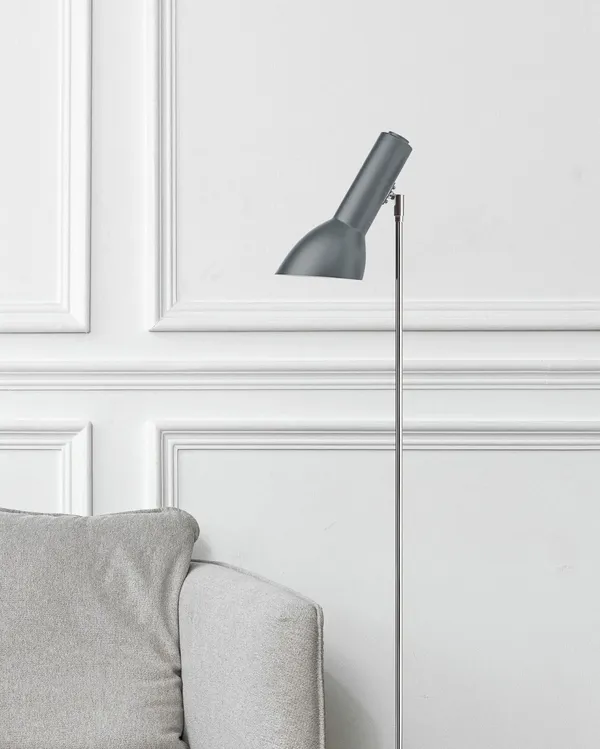 Oblique Floor Lamp Black/ Brass