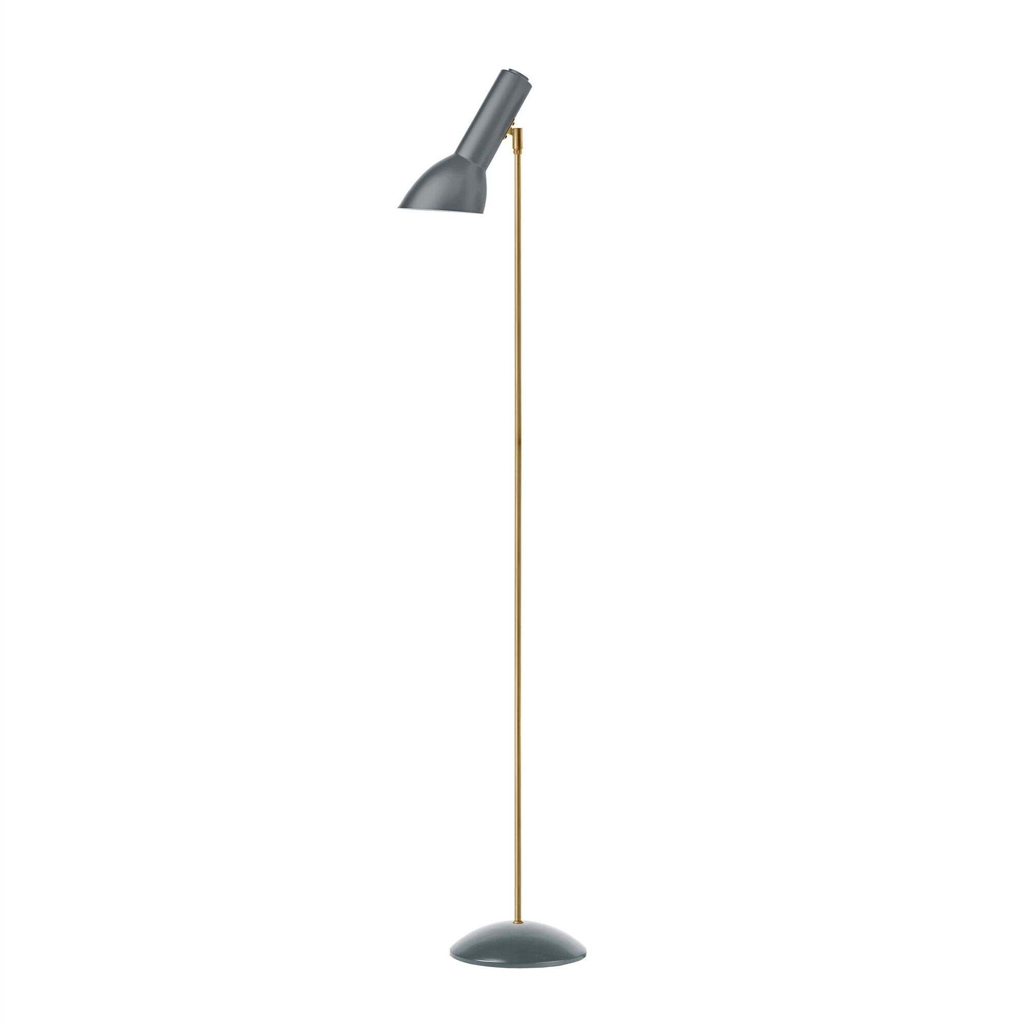 Oblique Golvlampa gr&aring;/ M&auml;ssing