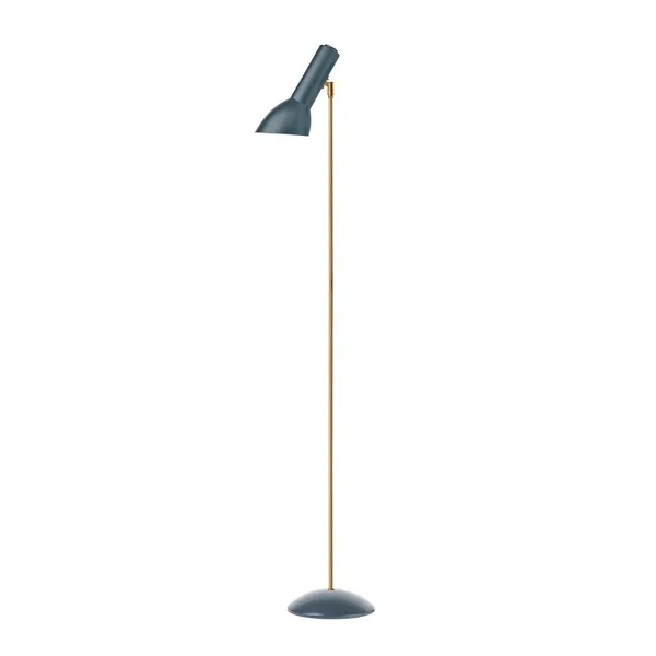 Oblique Floor Lamp Petrol/Brass