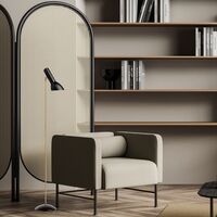 Oblique Floor Lamp Petrol/Brass