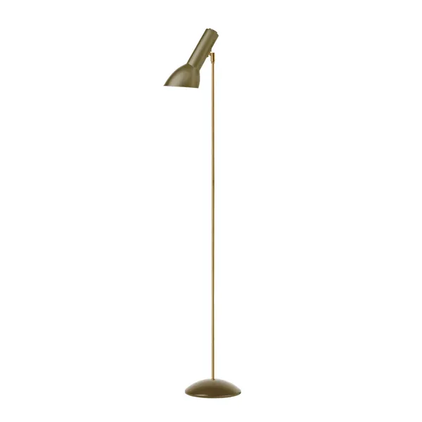 Oblique Floor Lamp Olive Green/Brass