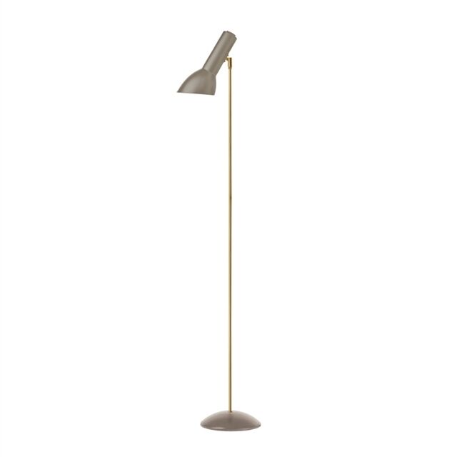 Oval Golvlampa M&auml;ssing/ Sandf&auml;rgad
