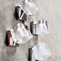 Ghiaccio Cube Classic Lampada Da Parete E Soffitto Trasparente