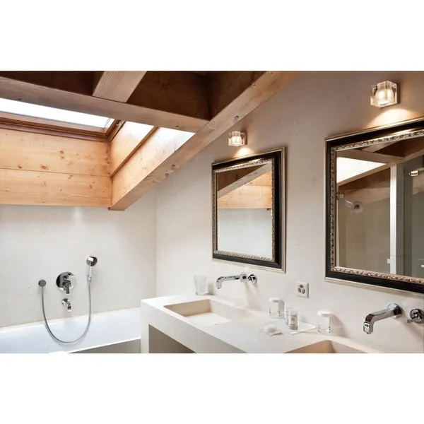 Ghiaccio Cube Classic Lampada Da Parete E Soffitto Trasparente