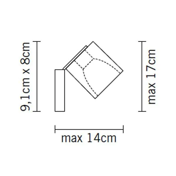 Ice Cube Classic Wall & Ceiling Light White