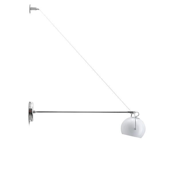 Beluga V&auml;gglampa P&aring; Arm Vit Opal