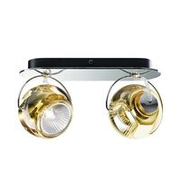 Beluga Wall & Ceiling Light Double Yellow