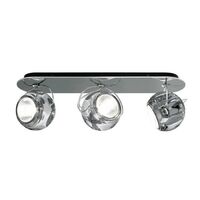 Beluga Wall & Ceiling Light Triple Clear