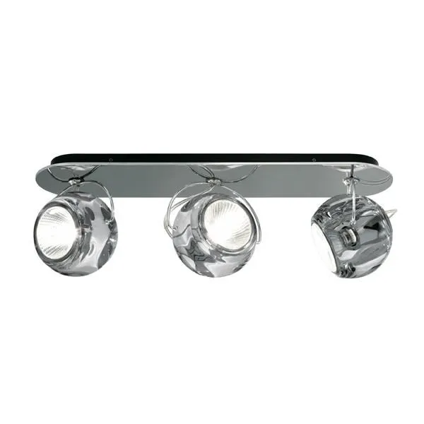 Beluga Wall & Ceiling Light Triple Clear