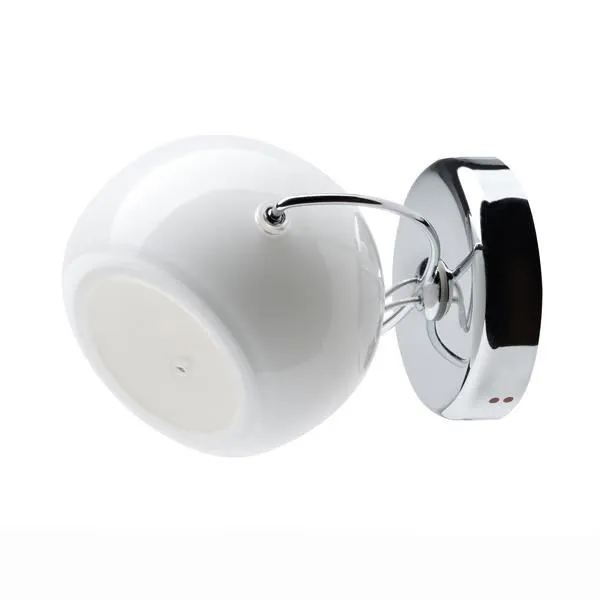 Beluga Væg/Loftlampe Hvid Opal